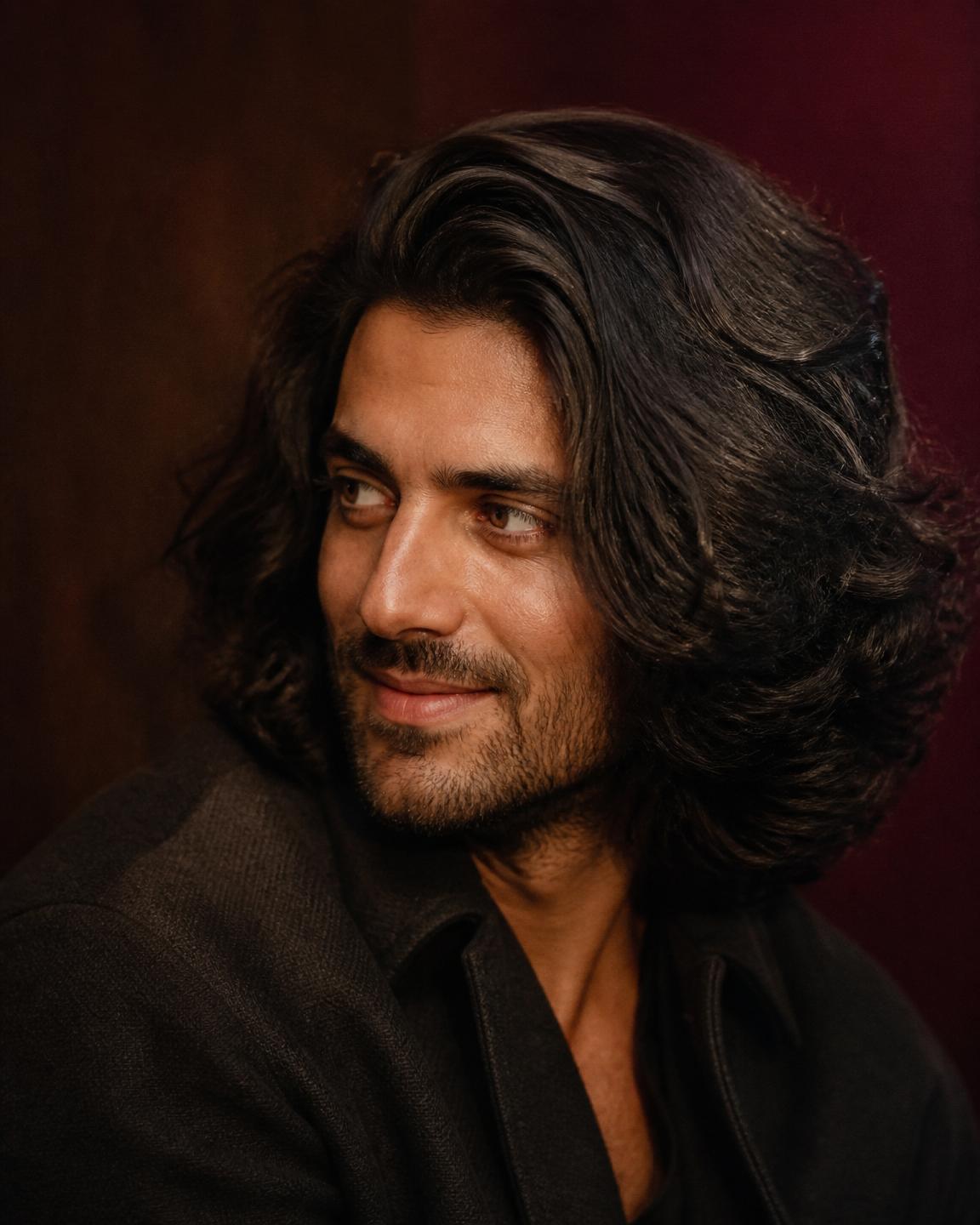 A man with thick, healthy hair